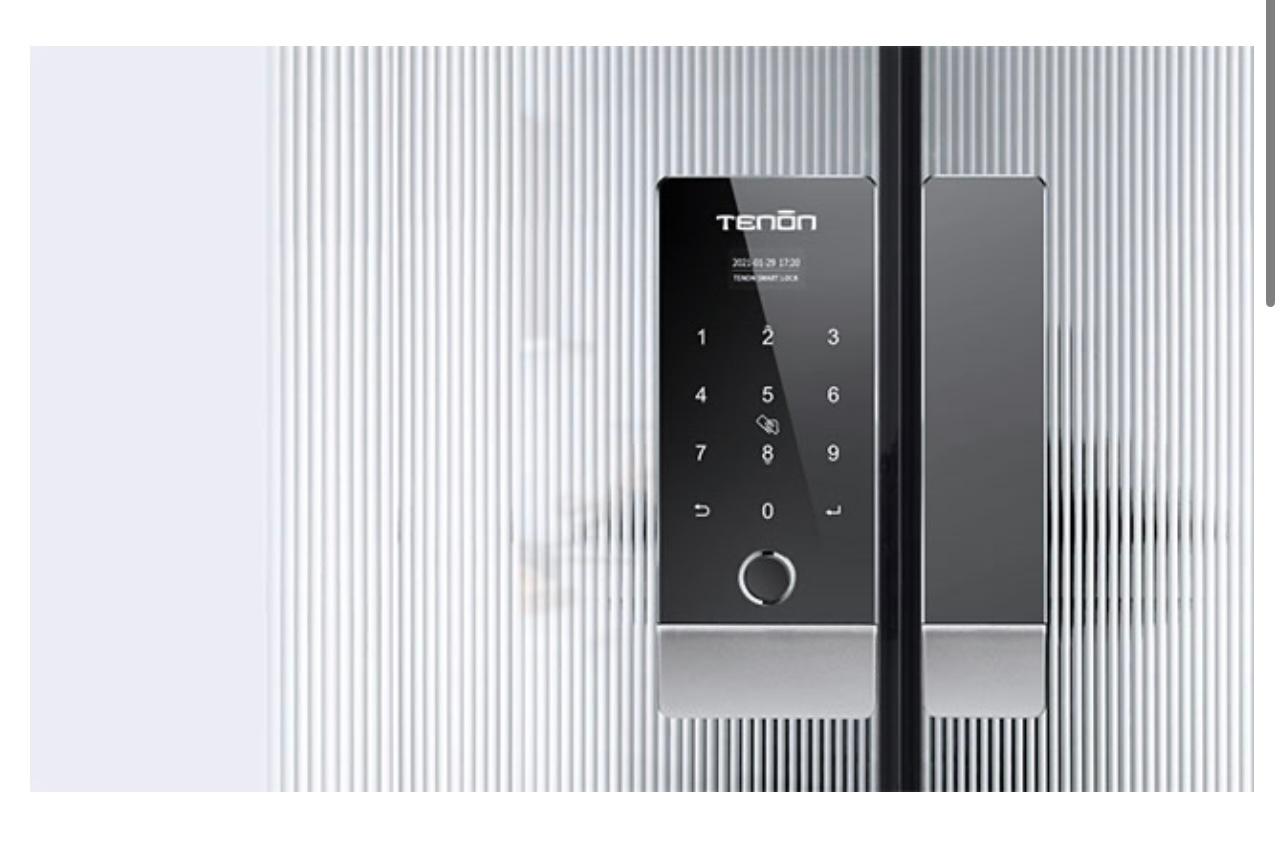 Tenon K5 Smart Glass Door Lock
